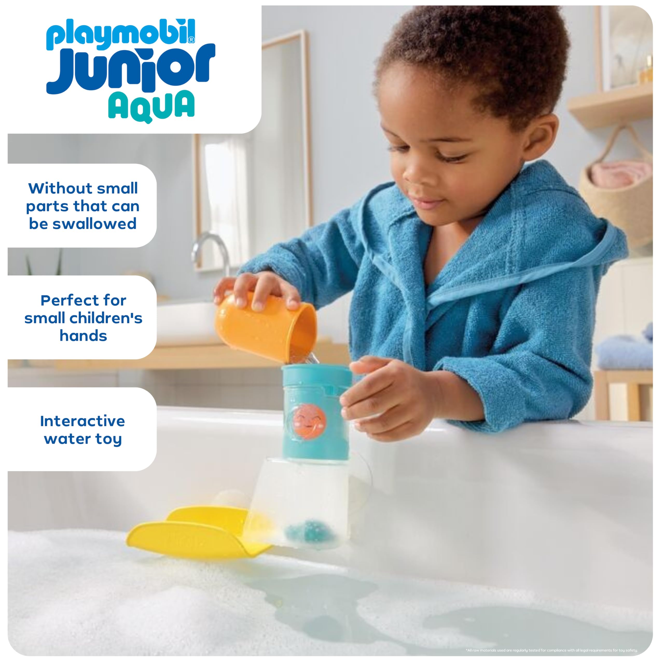 PLAYMOBIL Junior Aqua: Pour and Play Water Tank with Slide